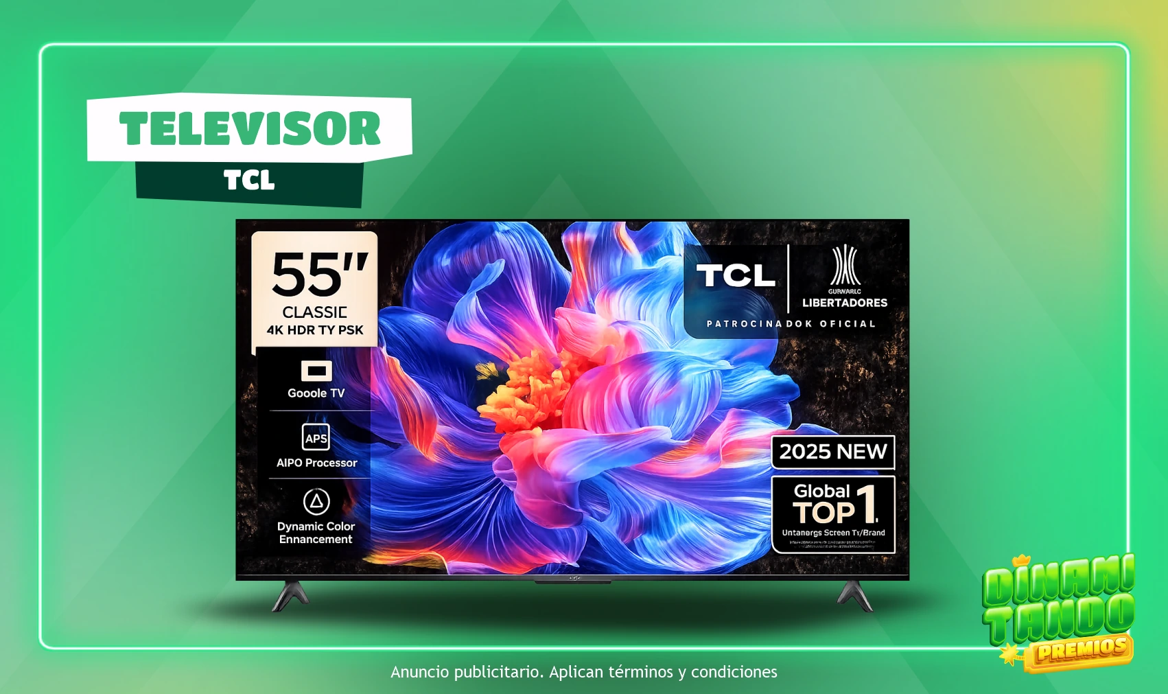 Televisor TCL 55 pulgadas